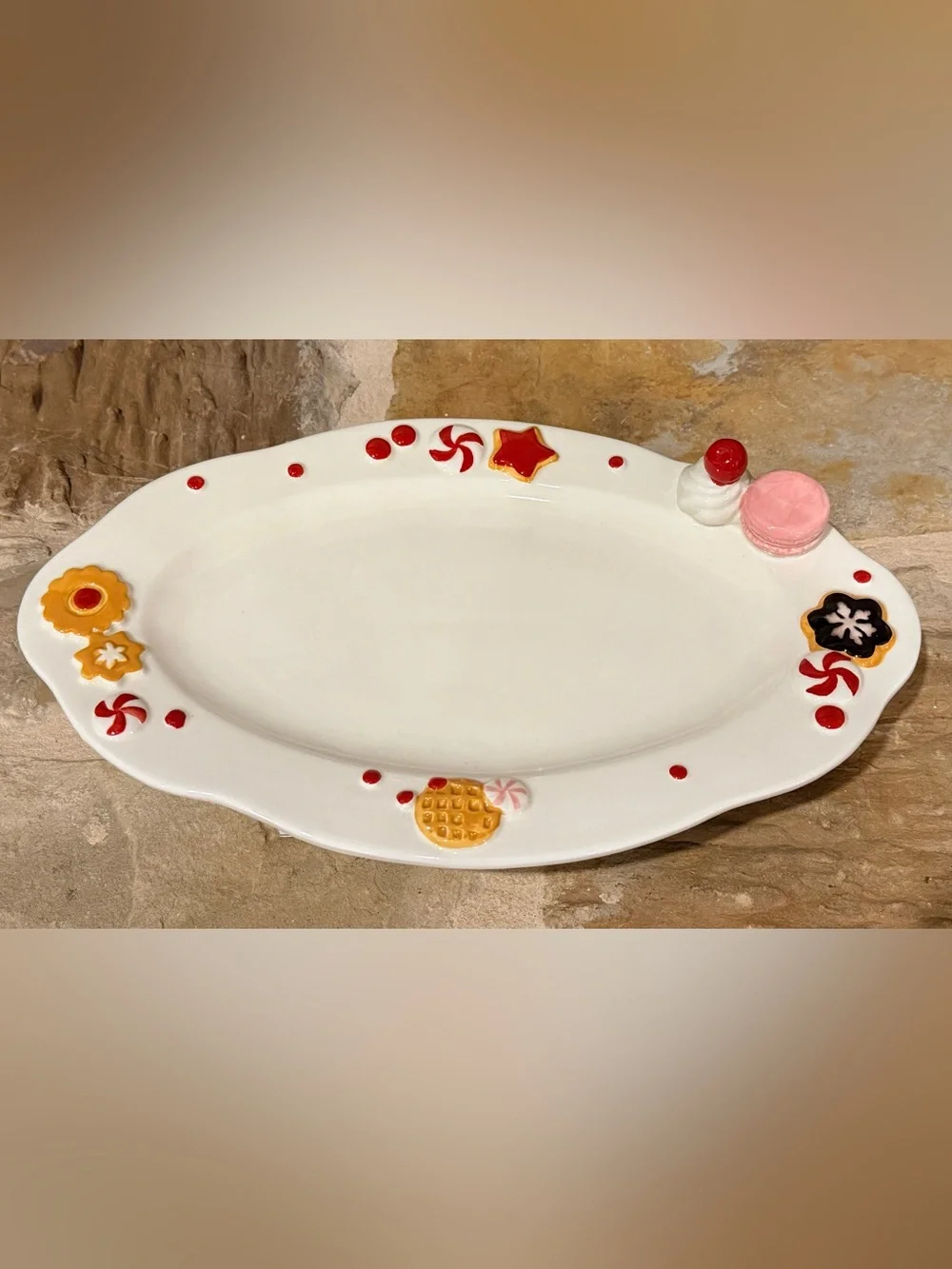 Christmas Dessert Serving Platter